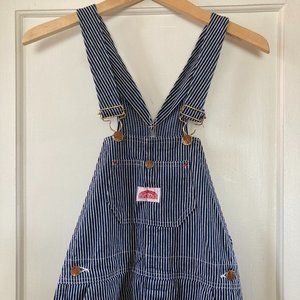 Vintage Roundhouse Engineer Striped Overalls 28X30